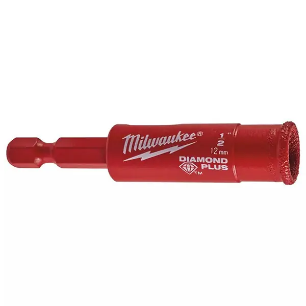 MILWAUKEE PUNTA DIAMANTATA DIAMOND PLUS A SECCO/UMIDO D.MM12X55*