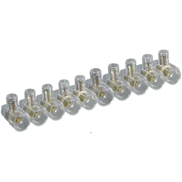 ELEMATIC MORSETTI E-BLOKS UNIPOLARI A 1 FORO N.10 POLI MMQ. 2,5 PZ25