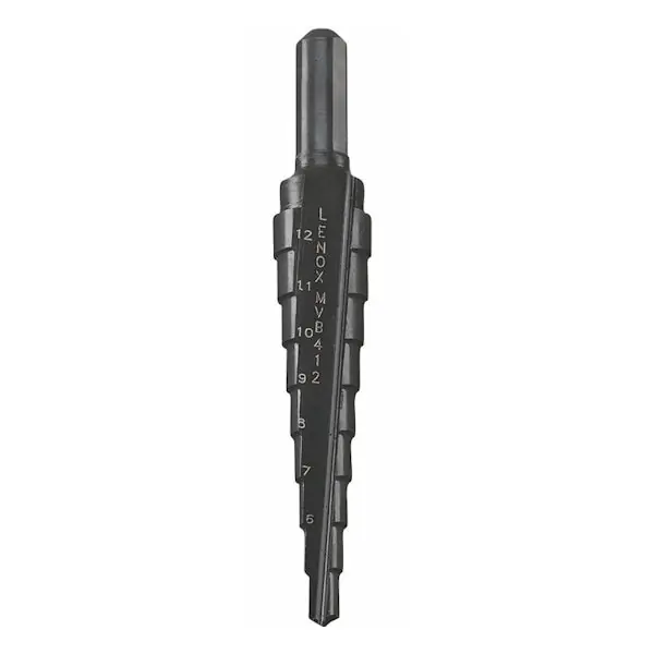 LENOX FRESA A GRADINO IN HSS PER FORI D.MM 4-12 GRADINI 9