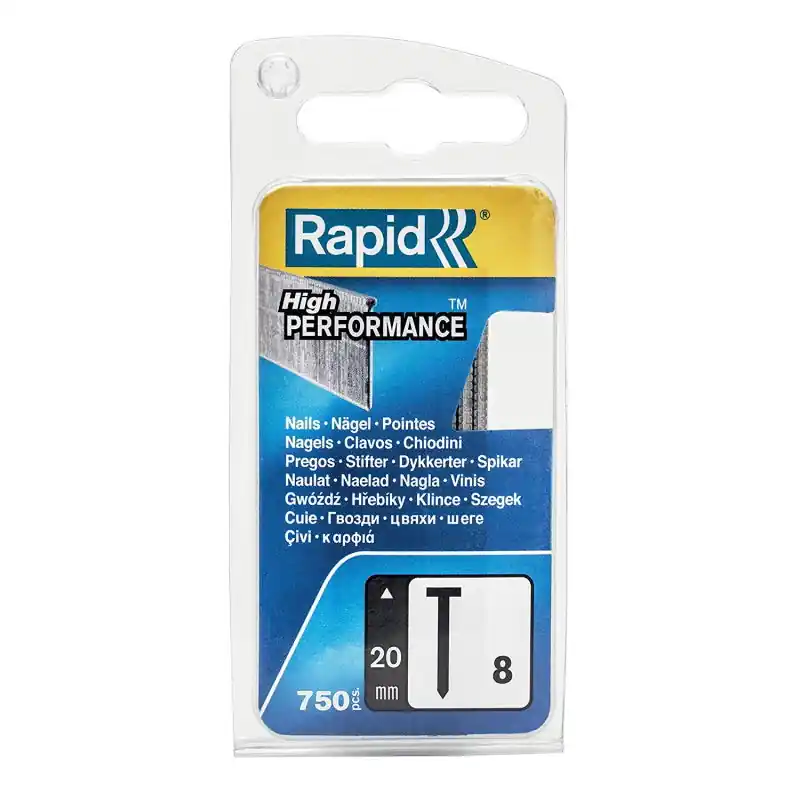 RAPID CHIODI CON TESTA N.8/20MM BLISTER DA PZ750