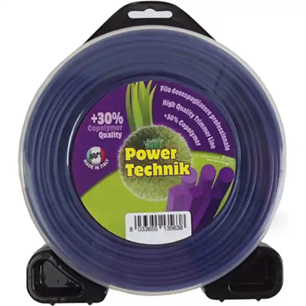 BRUMAR POWER TECHNIK FILO DECESPUGLIATORE TONDO D.MM 2,0X15MT VIOLA*