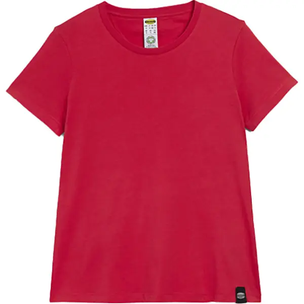 DIADORA T-SHIRT DONNA DA LAVORO MC ATHENA COLORE ROSSO IBISCO TG.XL