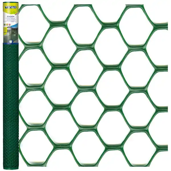 TENAX RETE EXAGON IN PLASTICA PER RECINZIONI VERDE IN CONF.MT1,0X5