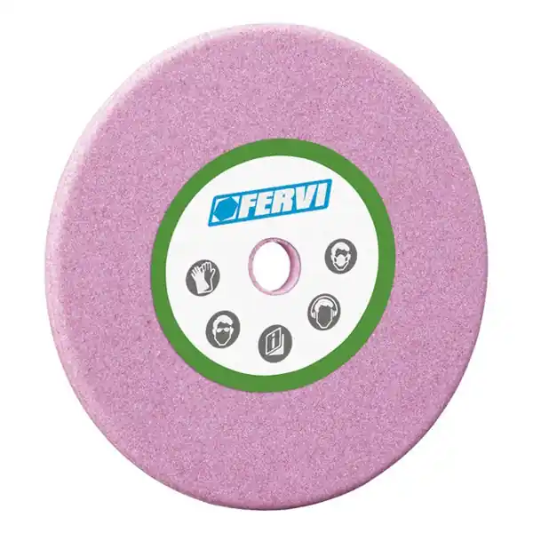 FERVI MOLA PER AFFILACATENE AL CORINDONE ROSA D.MM100X4,5X10 GR 80