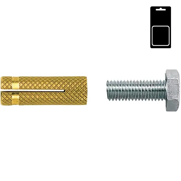 FISCHER TASSELLI IN OTTONE CON VITE TE PO S K IN BLISTER