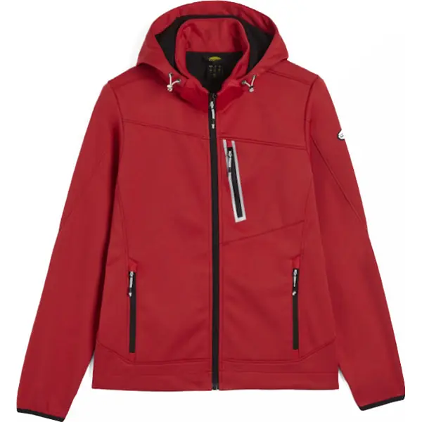 DIADORA GIACCA DA LAVORO SOFTSHELL ATHENA ROSSO CINA/NERO