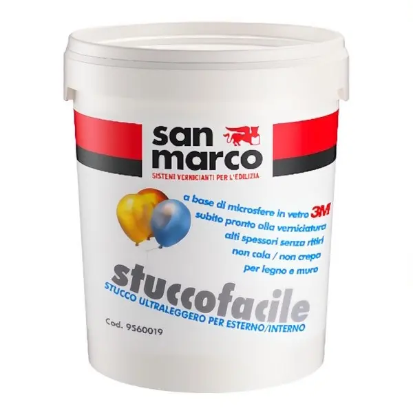 SAN MARCO STUCCOFACILE STUCCO IN PASTA RAPIDO ED ULTRALEGGERO