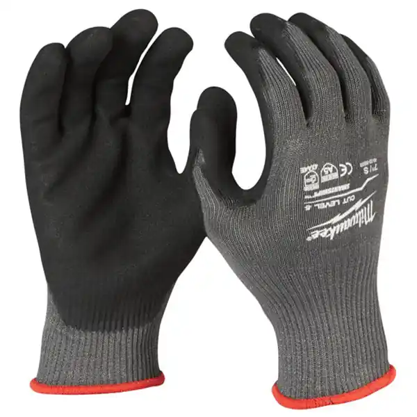 MILWAUKEE GUANTI MOD. CUT E GLOVES COLORE GRIGIO/NERO