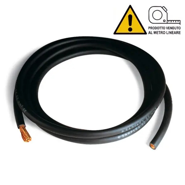 SACIT CAVO IN PVC PER SALDATURA H07V-K COLORE NERO
