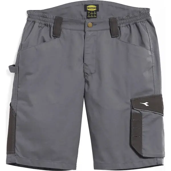 DIADORA BERMUDA DA LAVORO POLY GRIGIO COLORE ACCIAIO