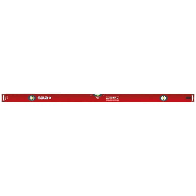 SOLA LIVELLA A BOLLA D‘ARIA ART. BIGX 3 100 CM100 IN ALLUMINIO ROSSA*