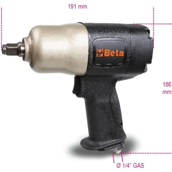 BETA 1927CD AVVITATORE REVERSIBILE IN MATERIALE COMPOSITO 1/2"(A2024)