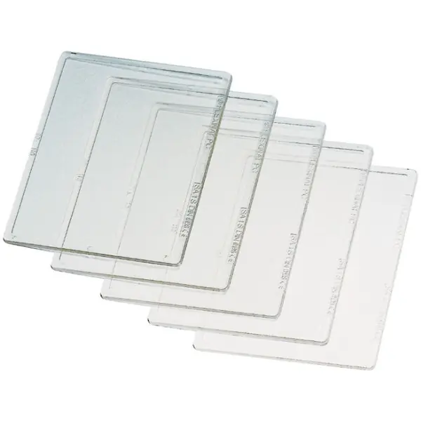 SACIT LASTRINA PLEXINAT IN PLASTICA INCOLORE MM75X 98*