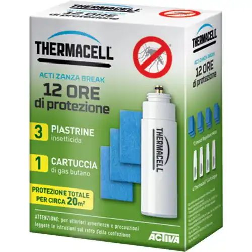 THERMACELL RICARICHE DISPOSITIVO PORTATILE ANTIZANZARE ACTI ZANZA BREAK