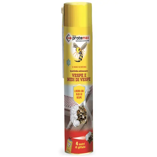 PROTEMAX VESPE E NIDI DI VESPE INSETTICIDA SCHIUMA SPRAY BOMB.ML750