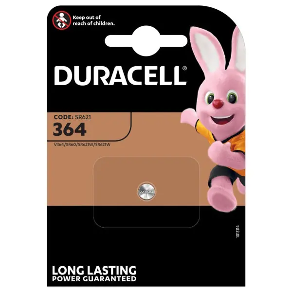 DURACELL BATTERIE 364 SPECIALISTICHE PER OROLOGI BLISTER DA PZ1