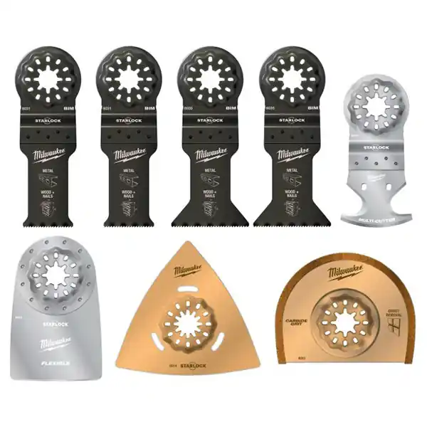 MILWAUKEE SET LAME DA PZ 8 PER UTENSILE MULTIFUNZIONE