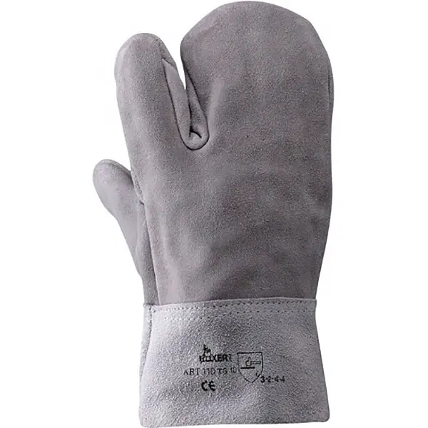 GUANTI BOXER MOD. 110 TIPO MANOPOLA IN CROSTA GROPPONE 3 DITA TG10