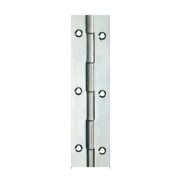 ALDEGHI ART.1212IN-PI CERNIERA A METRAGGIO CON FORI INOX MM80X2000