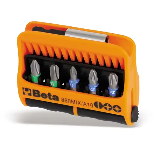 BETA 860MIX/A10 SET INSERTI BITS 10 PEZZI DA 1/4"