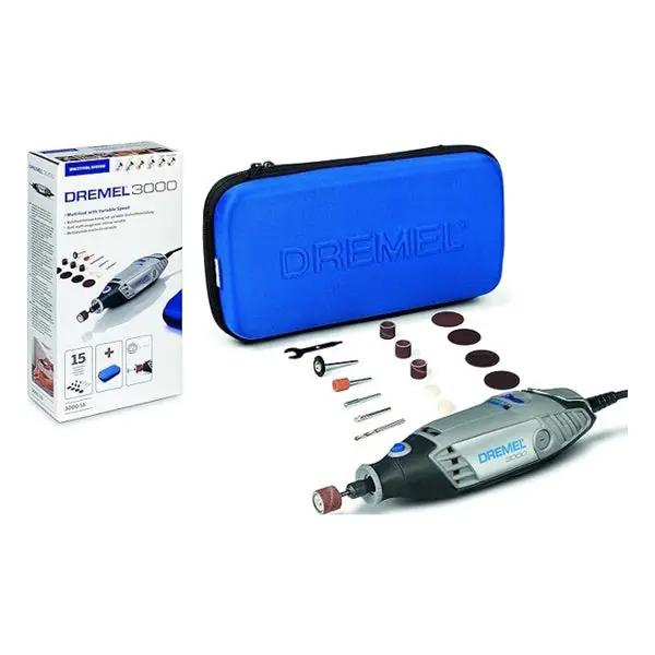 DREMEL ART. 3000JC KIT MULTIFUNZIONE 130W CON 15 ACCESSORI