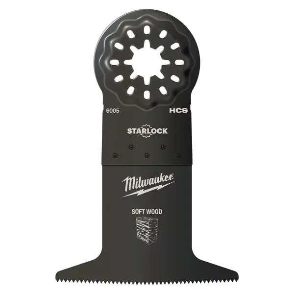 MILWAUKEE LAMA PER MULTIFUNZIONE PER LEGNO TENERO/PLASTICHE MM65X42