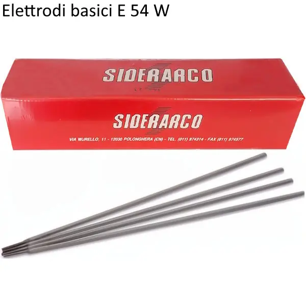 SIDERARCO ELETTRODI BASICI E54W D.MM2,5X300 CONF.KG4,5 (PZ230 CIRCA)