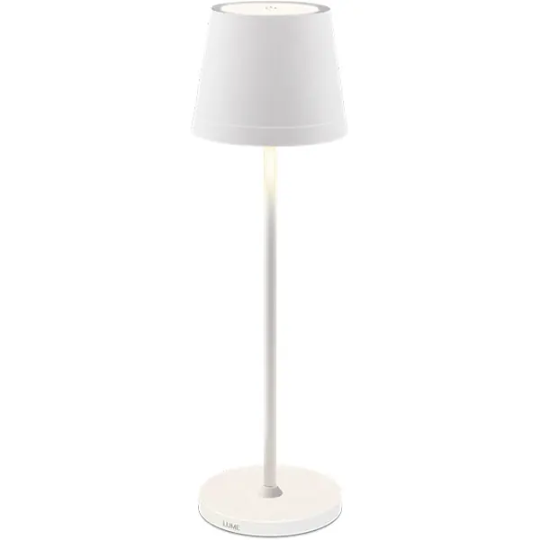 CENTURY LAMPADA DA TAVOLO LED LUME PLUS RICARICABILE BIANCA