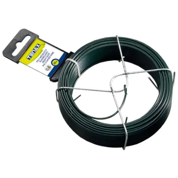 TENAX FILO METALLICO PLASTIFICATO PESANTE VERDE D.MM 2 CONF.DA MT30