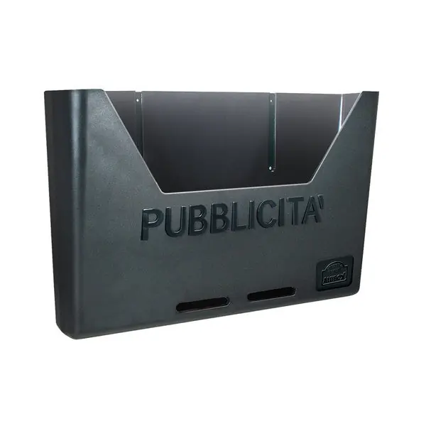 ALUBOX CASSETTA PER PUBBLICITA‘ MOD. CAROSELLO COLORE GRIGIO