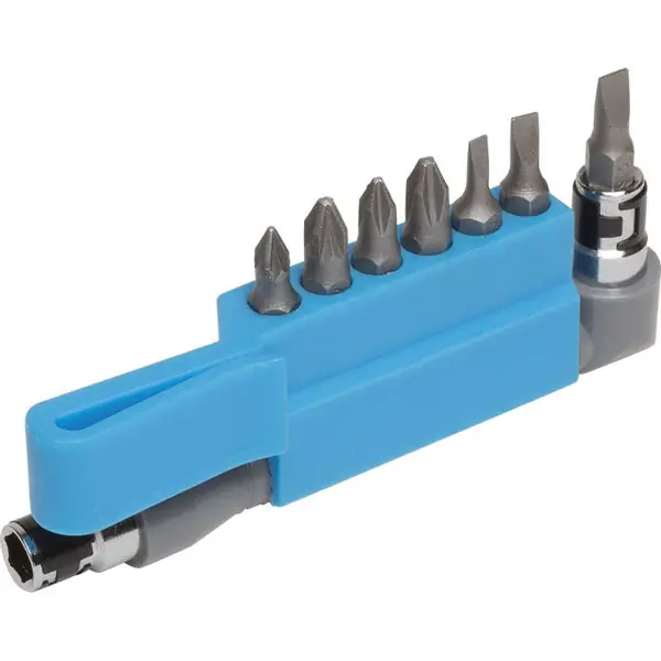 FERVI SET 7 INSERTI E PORTAINSERTI CON IMPUGNATURA DRITTA/90° DA 1/4"