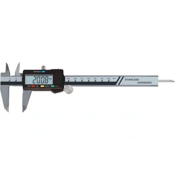 VOGEL CALIBRO DIGITALE CASSA IN ABS LETTURA 0,01 CON RULLINO MM150X40
