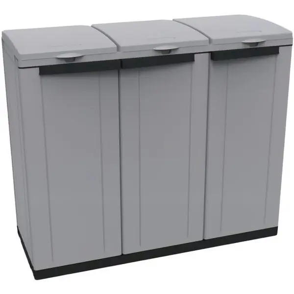 TERRY CONTENITORE RACCOLTA DIFFERENZIATA ECOLINE 3 GRIGIO 3X110 LT.