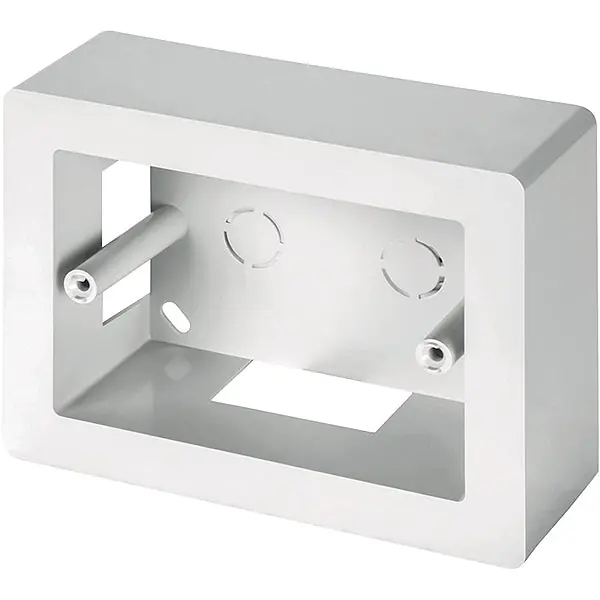 ELETTROCANALI SCATOLA DA PARETE 3 POSTI INTERASSE MM 83,5 BIANCO*