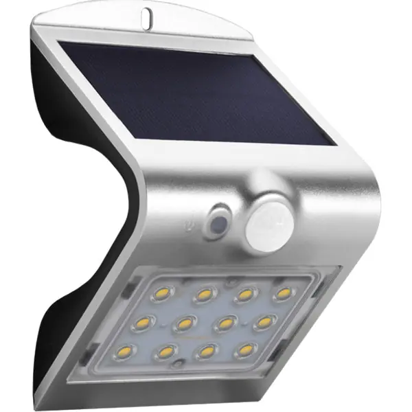 CENTURY APPLIQUE SOLARE LED CON SENSORE COLORE ARGENTO ARCADIA 1.5