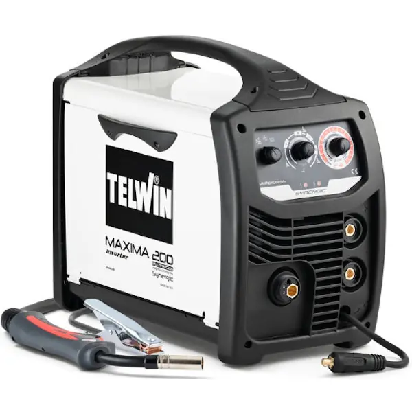TELWIN SALDATRICE MULTIFUNZIONE MMA/MIG/TIG MAXIMA 200 SYNERGIC 230V