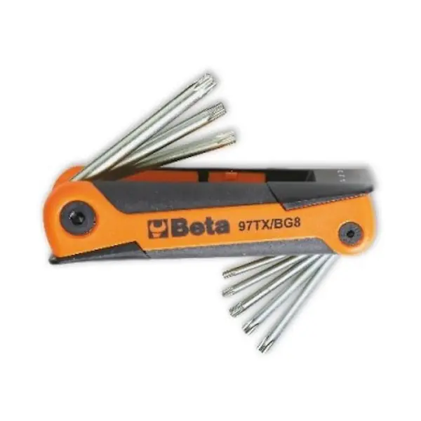 BETA 97TX/BG8 SERIE 8 CHIAVI MASCHIO PIEGATE TORX