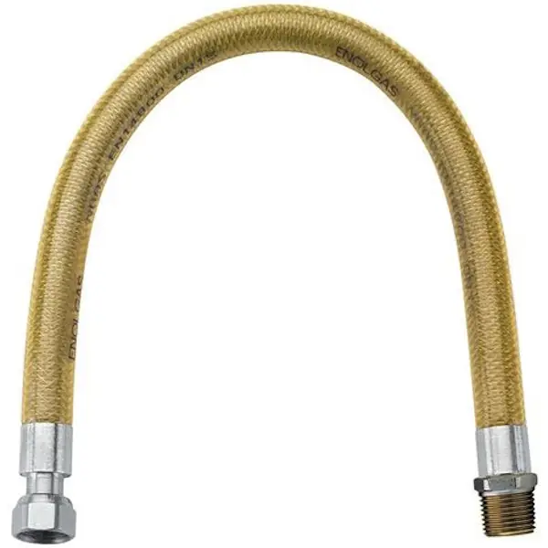 IDRO-BRIC TUBO FLESSIBILE PER GAS CERTIFICATO EN 14800 DA 1/2"MF CM150