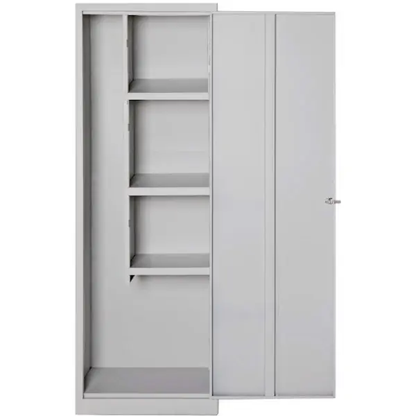 MOBILE IN METALLO PORTASCOPE CON 1 ANTA MM 570X380X1760 GRIGIO