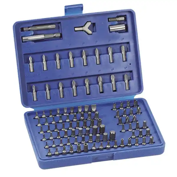 FERVI SET DI INSERTI BITS CON PORTAINSERTI DA 1/4" PZ100