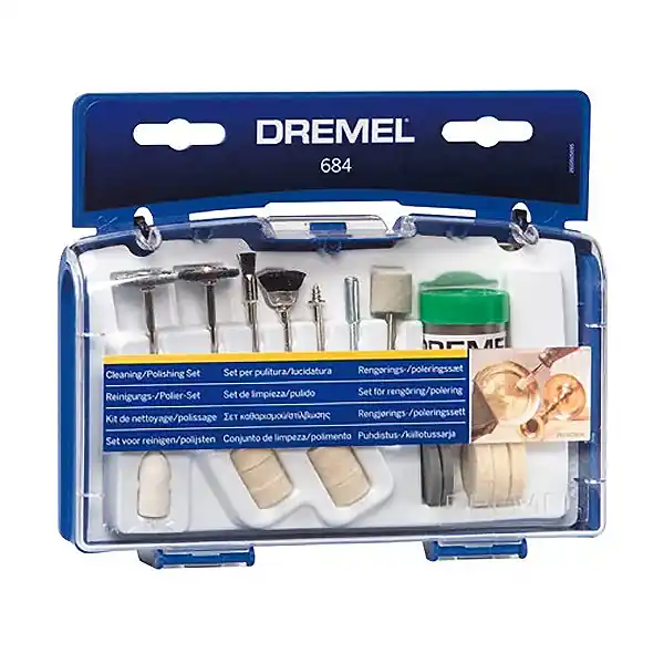 DREMEL ART. 684JA SET DA 20 ACCESSORI PER PULIRE E LUCIDARE