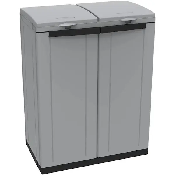 TERRY CONTENITORE RACCOLTA DIFFERENZIATA ECOLINE 2 GRIGIO 2X110 LT.