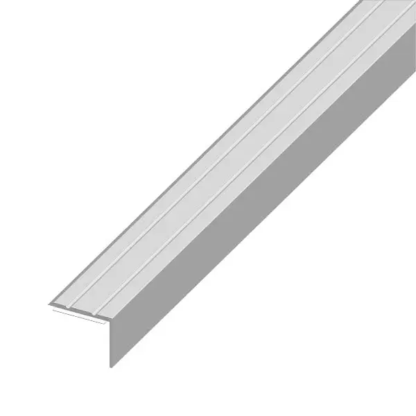 ALFER PROFILO DI CHIUSURA PER ANGOLI ALLUMINIO ARGENTO MM25X8 MT1