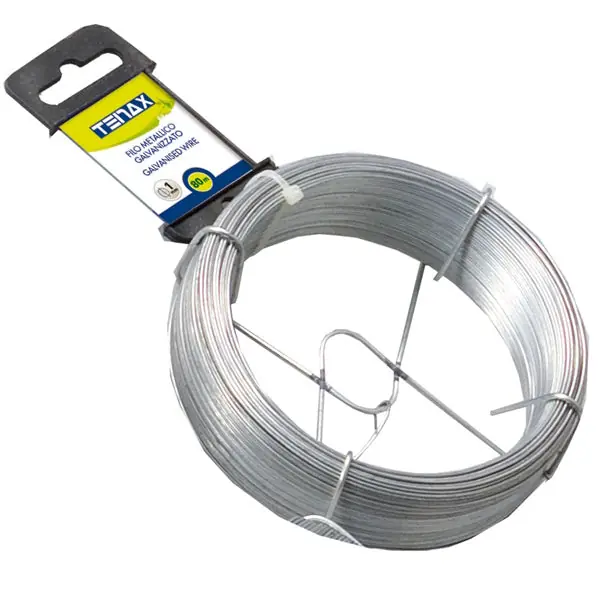TENAX FILO METALLICO GALVANIZZATO LEGGERO D.MM 1 CONF.DA MT80