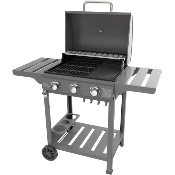 OMPAGRILL BARBECUE A GAS A 3 FUOCHI MOD. EXPERT3 DUEGAS+