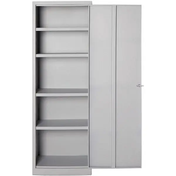 MOBILE IN METALLO TUTTOPIANI 1 ANTA E 4 PIANI MM 570X380X1760 GRIGIO