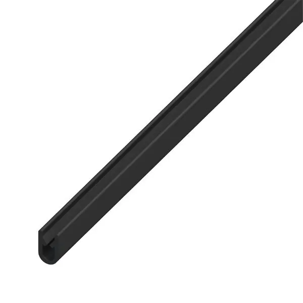 ALFER PROFILO PROTEZIONE BORDI PLASTICA NERO MT.2,5
