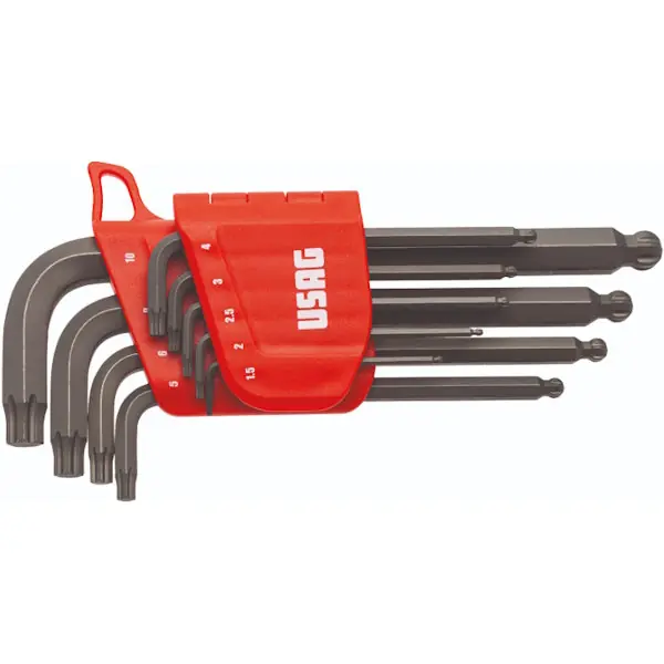 USAG 280 X/S9 9 CHIAVI MASCHIO ESAGONALI X-GRIP SFERICHE SERIE
