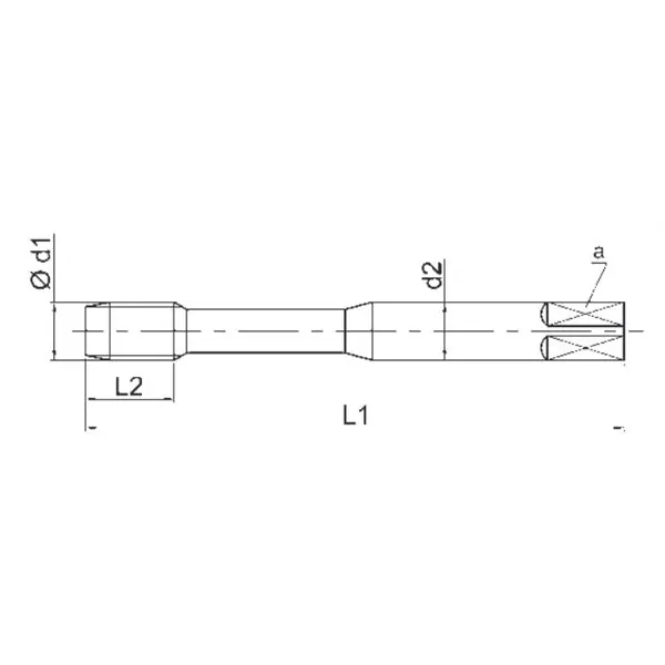 UFS MASCHIO MACCHINA V82 TXC ELICA 48° HSS-V3 FORI CIECHI