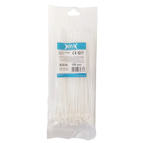 BETA 1748-BV2 FASCETTE DI CABLAGGIO IN NYLON NATURALE MM2,5X120 PZ100